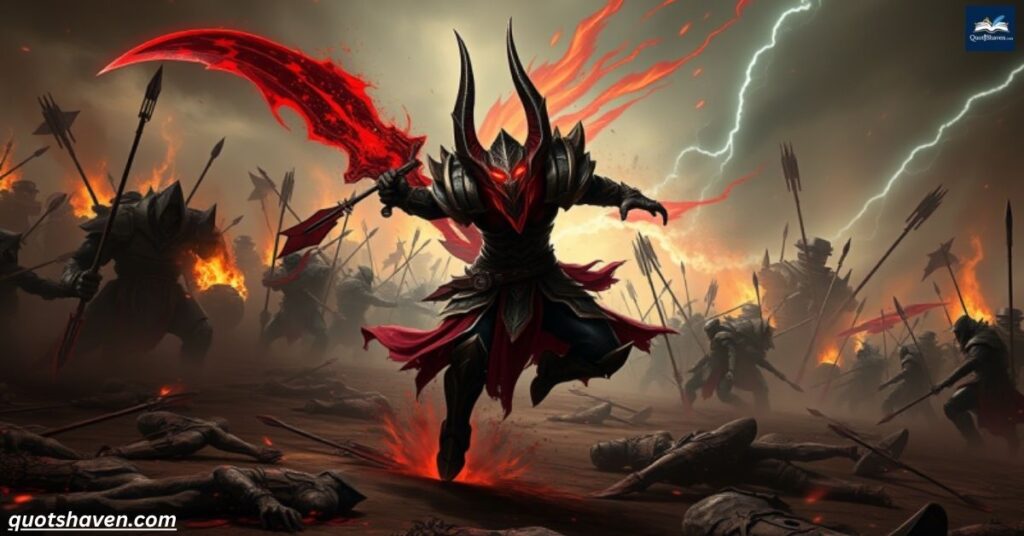 Aatrox Quotes on War and Combat