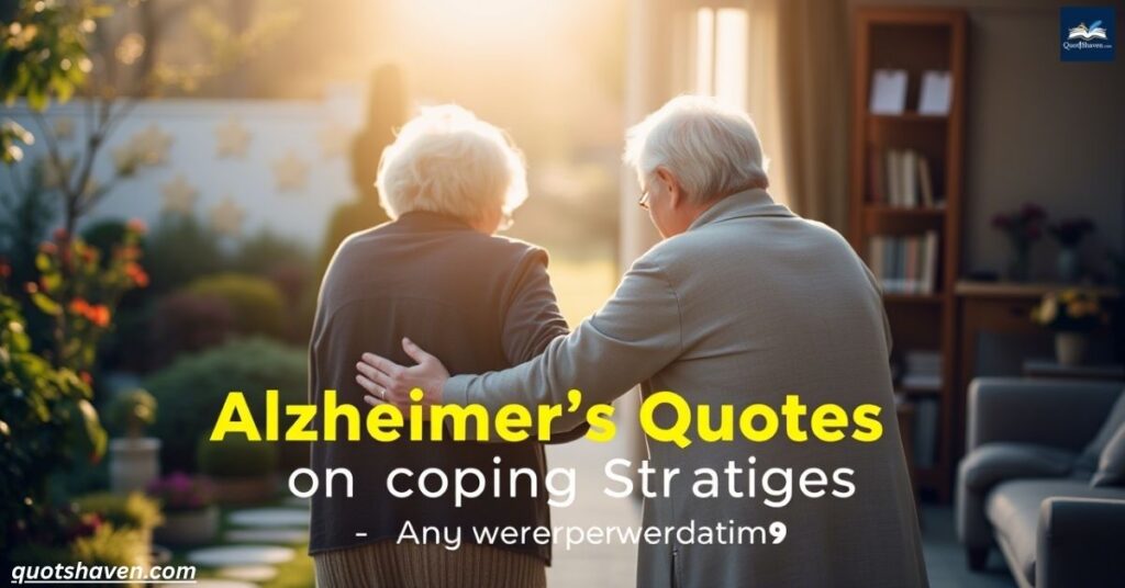 Alzheimer’s Quotes on Coping Strategies
