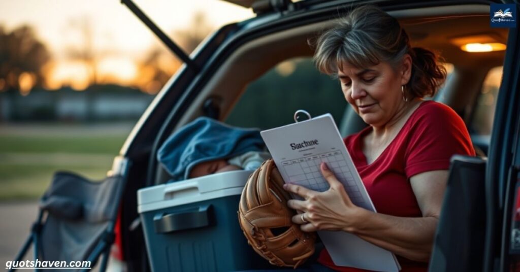Baseball Mom Quotes about Sacrifice and Commitment