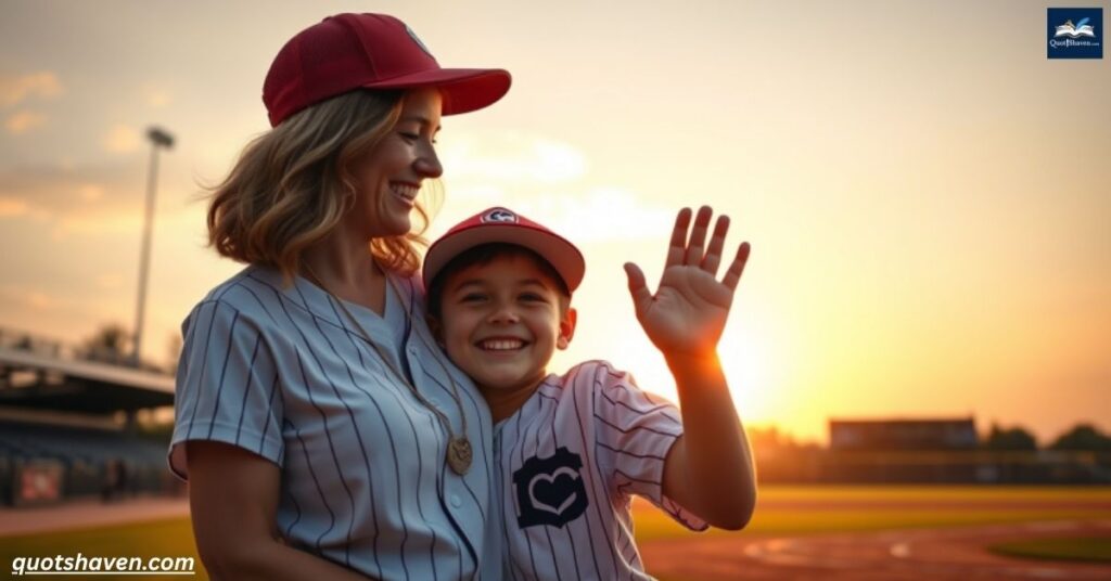 Baseball Mom Quotes about Support and Encouragement