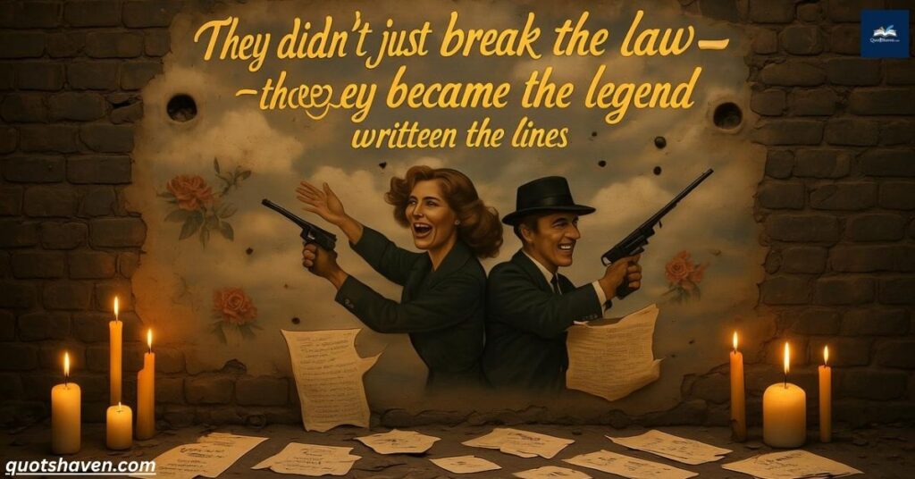 Bonnie and Clyde Quotes on Legacy and Legend