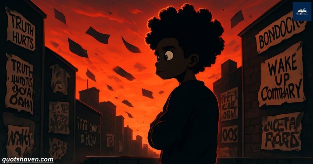 Boondocks Quotes on Social Commentary