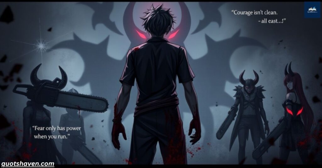 Chainsaw Man Quotes on Courage and Fear
