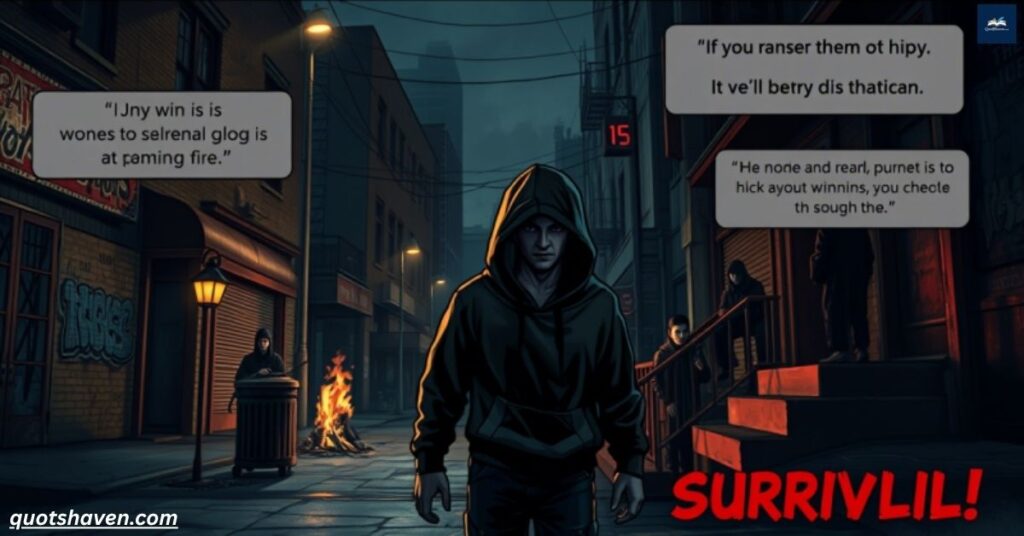 Deep Real Hood Quotes on Survival