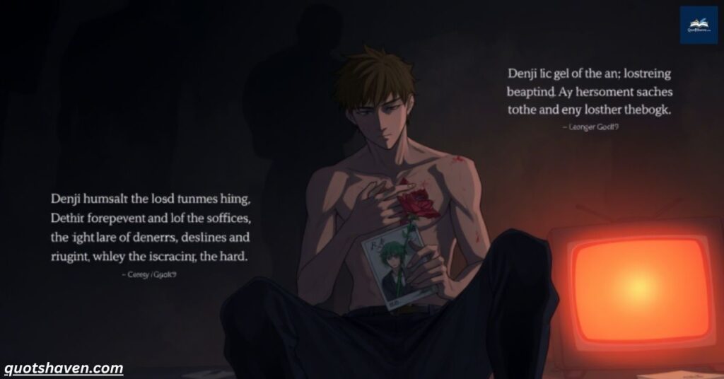 Denji Quotes about Sacrifice and Pain