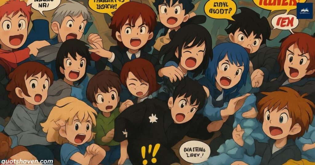 Funny Anime Quotes on Everyday Life