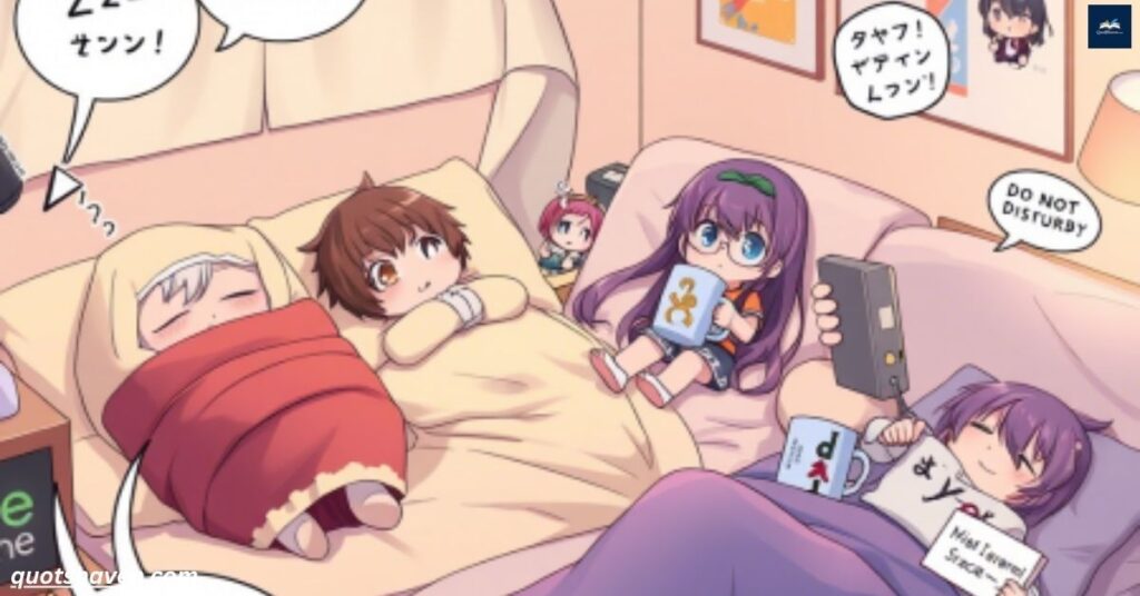 Funny Anime Quotes on Lazy Days