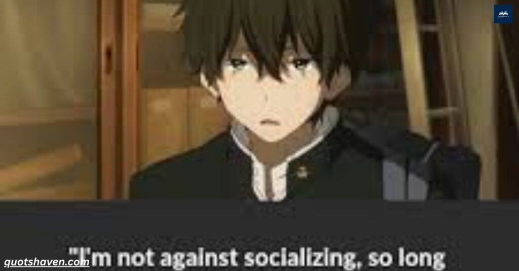 Funny Anime Quotes on Overreactions