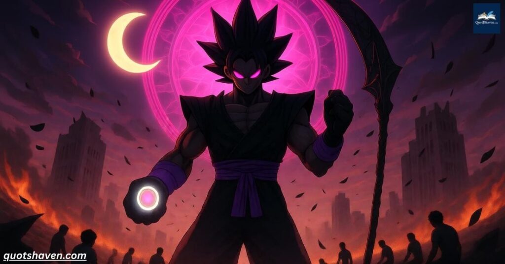 Goku Black Quotes on Godhood