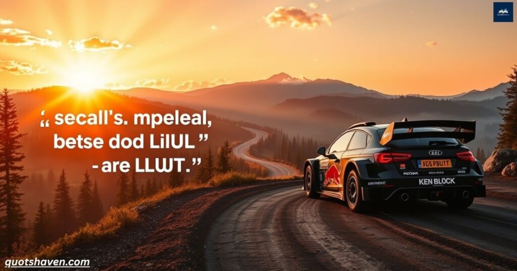 Inspirational Ken Block Quotes