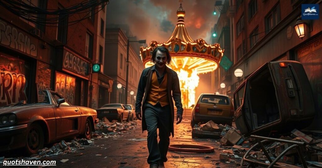 Joker Quotes About Pain and Chaos