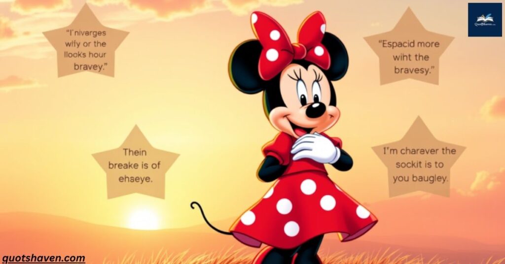 Minnie Mouse Quotes on Courage