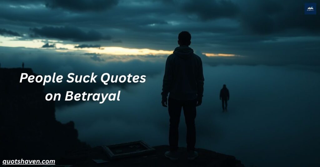 People Suck Quotes on Betrayal