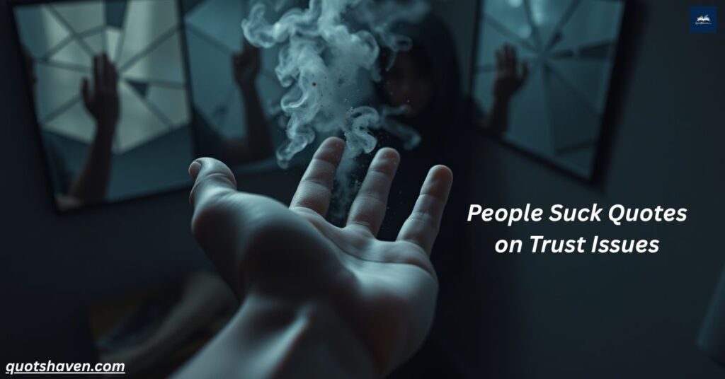 People Suck Quotes on Trust Issues