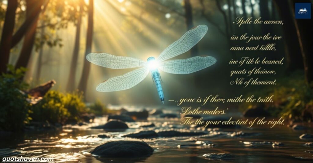 Spiritual Dragonfly Quotes