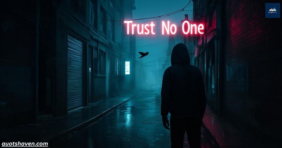 Trust No One Quotes