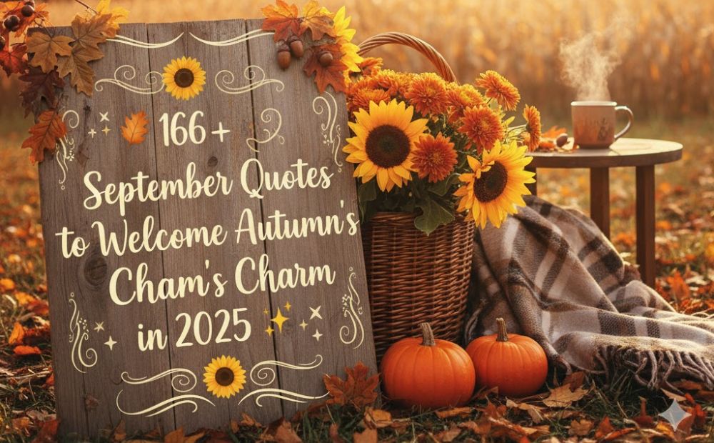 🍂 166+ September Quotes to Welcome Autumn’s Charm in 2025 🌟🌻