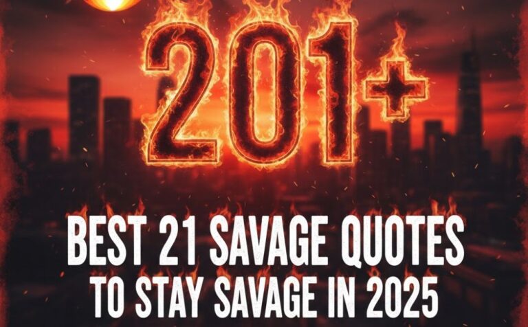 🔥 201+ Best 21 Savage Quotes to Stay Savage in 2025