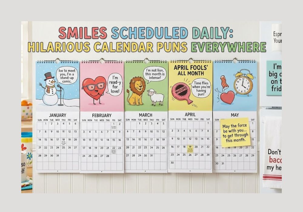 Smiles Scheduled Daily: Hilarious Calendar Puns Everywhere