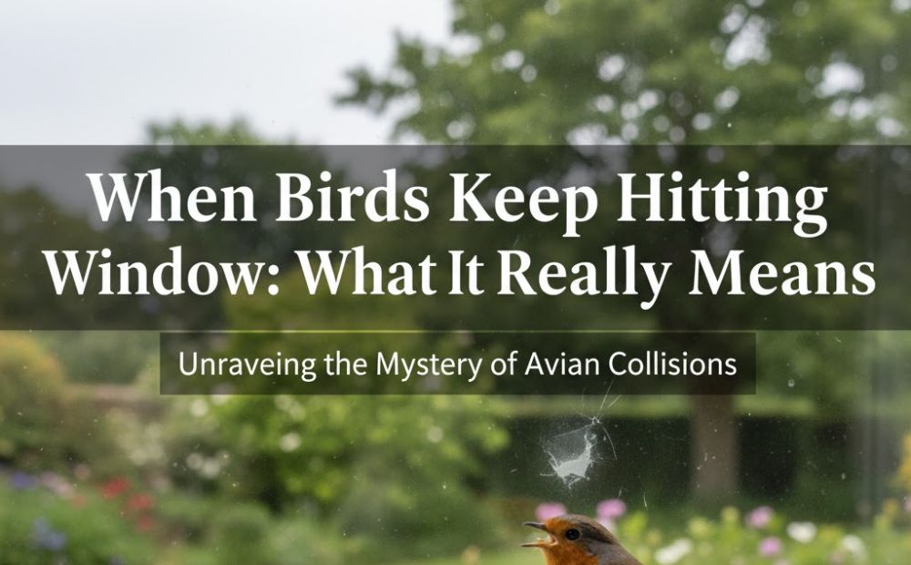 When Birds Keep Hitting Your Window: What It Really Means